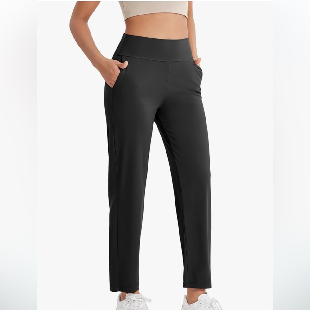 NWOT Women’s High-Waist Cropped Ankle Pants with Pockets